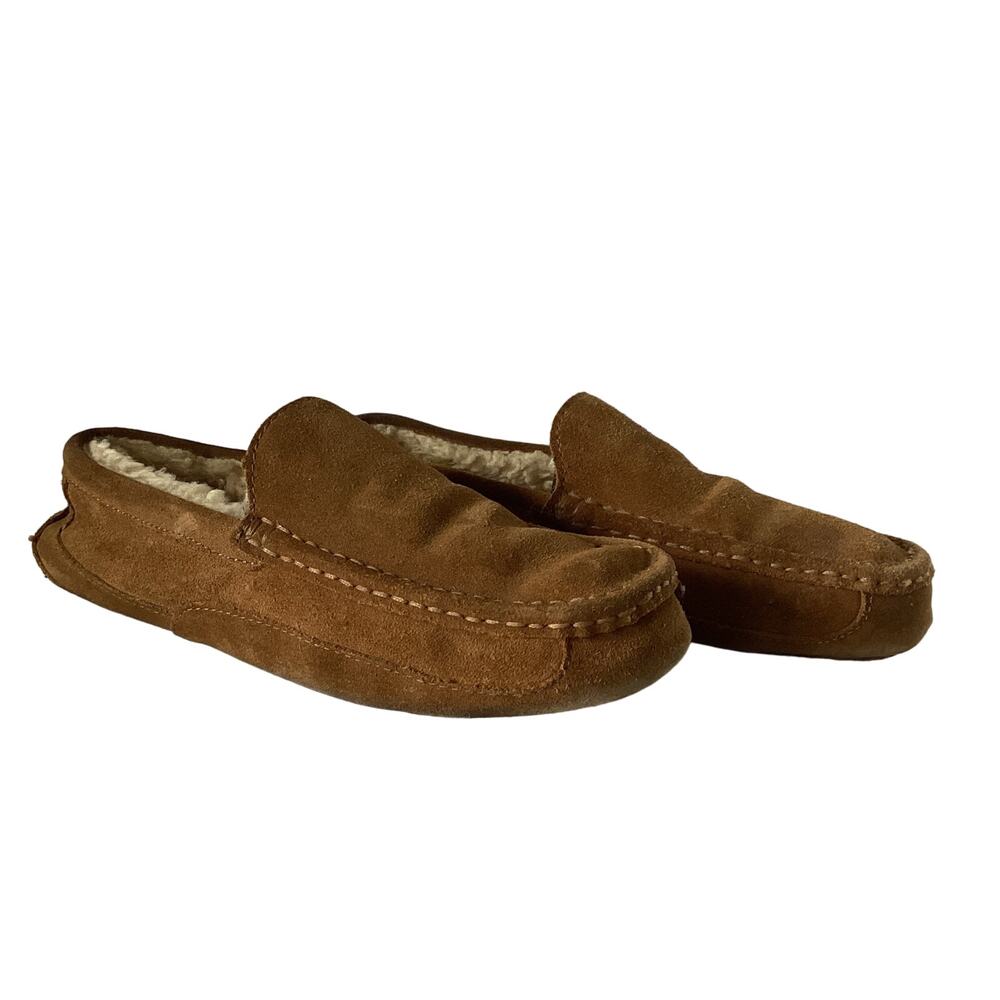 Men’s Genuine Sheepskin and Leather Slippers
